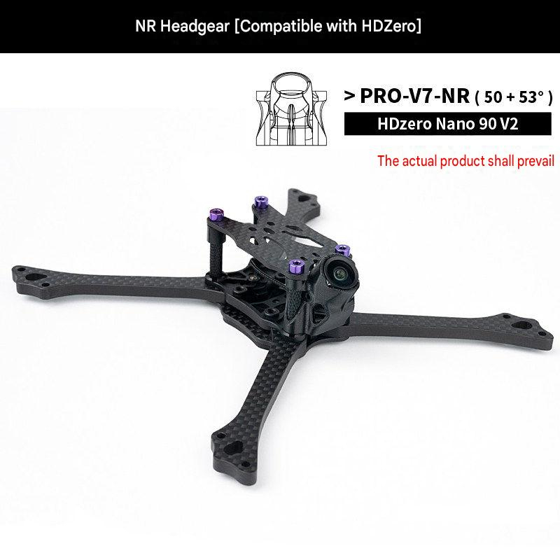 Crepe Pan Carbon - BCROWFPV PRO-V7 5-inch racing drone frame