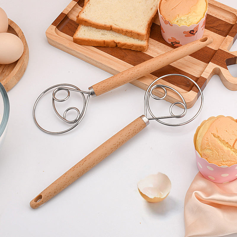 Danish Pancake Pan - Danish Dough Whisk Stainless Steel with