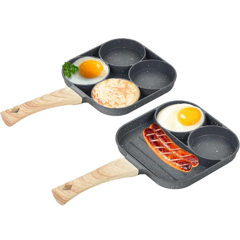 Pancake Egg Frying Pan 4 Cups  - огляд і ціна Mini Pancake Griddle