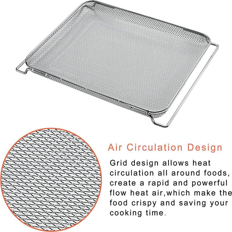 B51CNEW! 2 PCS Air Fryer Baske - огляд і ціна Ninja Air Fryer Dt201