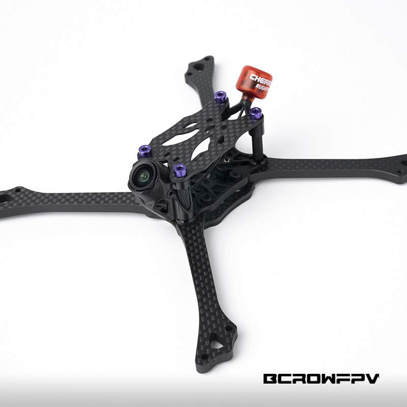 BCROWFPV PRO-V7 5-inch racing  - огляд і ціна Crepe Pan Carbon