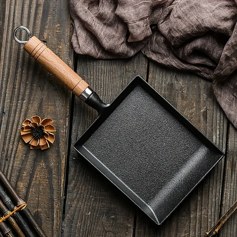 1Pc Japanese Cast Iron Pan Fry - огляд і ціна Mini Pancake Griddle