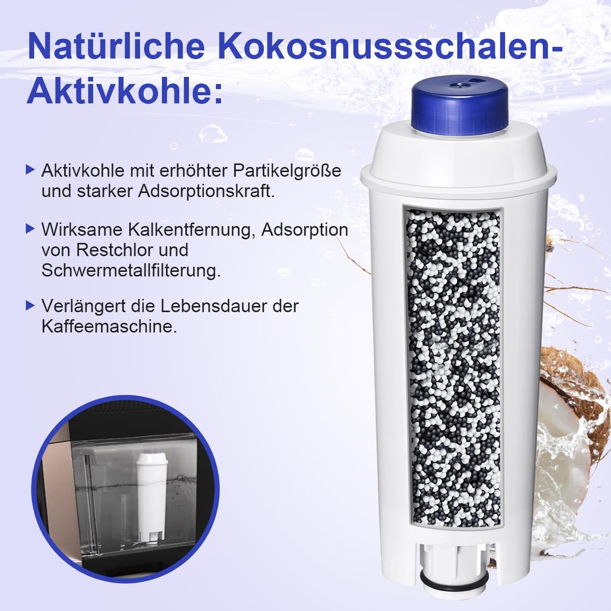 DLSC002 Water Filter Replaceme - огляд і ціна Delonghi Espresso Magnifica