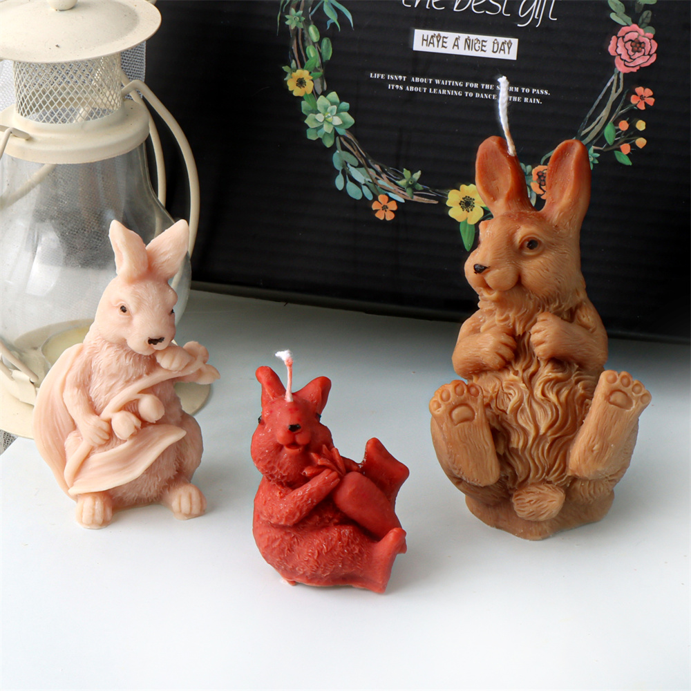 3D Flower Rabbit Candle Silico - огляд і ціна Bunny Cake Mold