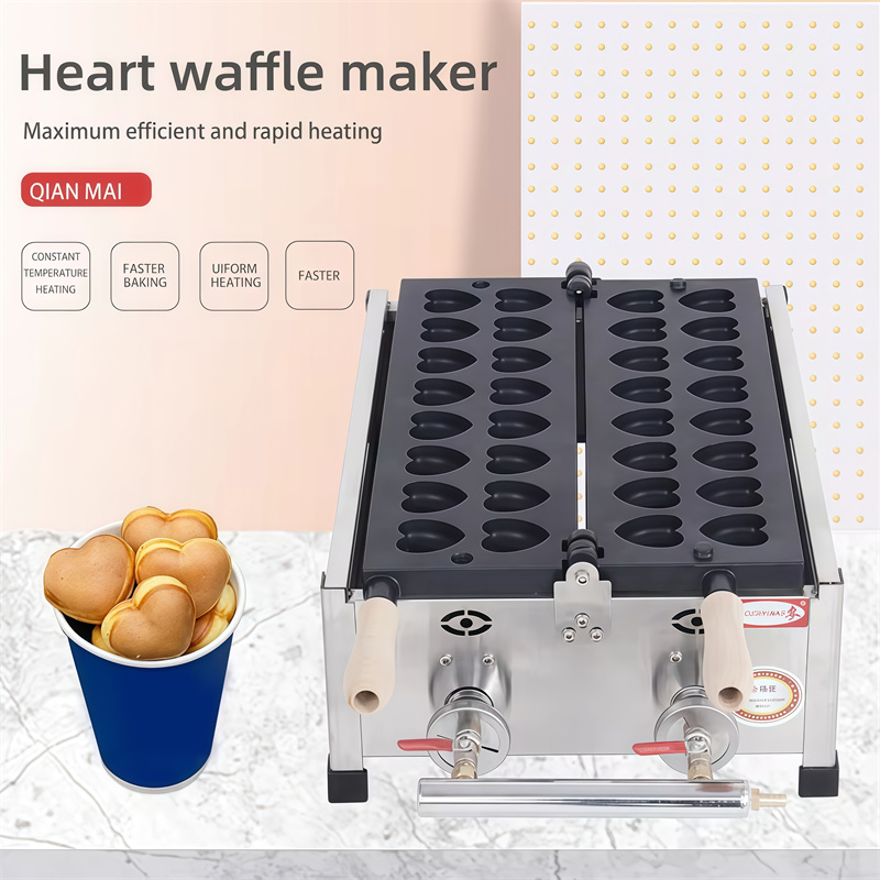 Mini Gas Heart Shape Waffle Ma - огляд і ціна Mini Pancake Griddle