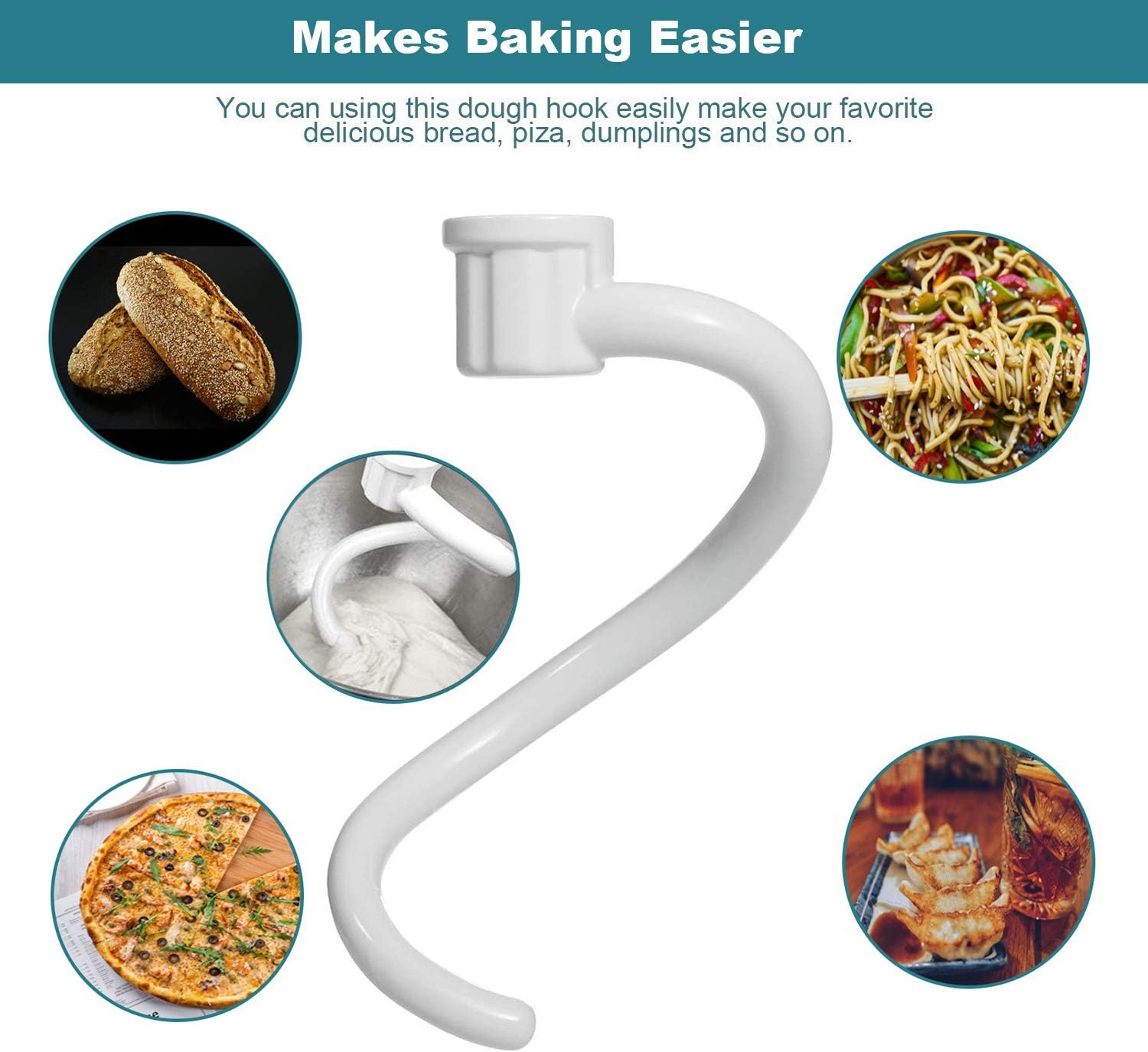 Coated Spiral Dough Hook for K - огляд і ціна Kitchenaid Mixer Pro 600