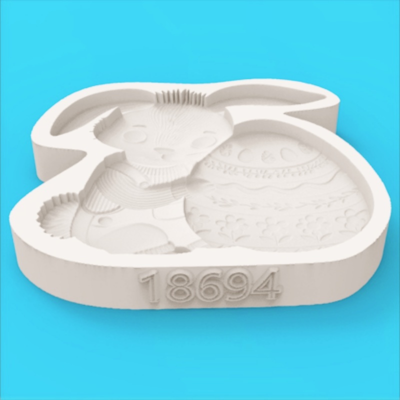 Easter Egg-Holding Bunny Silic - огляд і ціна Bunny Cake Mold